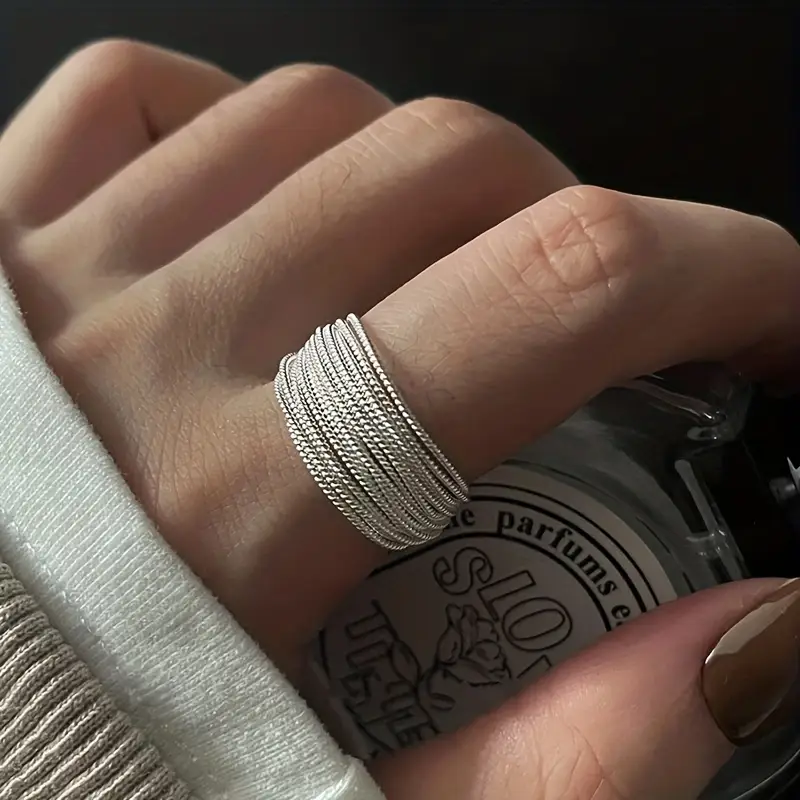 Delicate Artisan Silver Ring