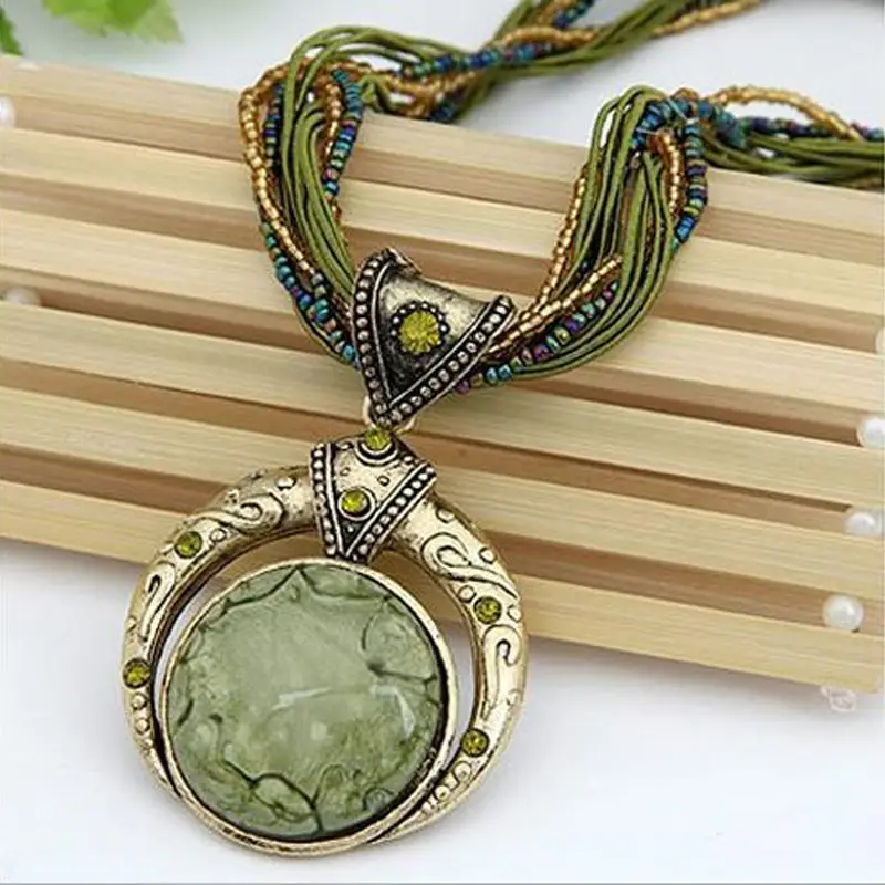 Vintage Handmade Gold Necklace