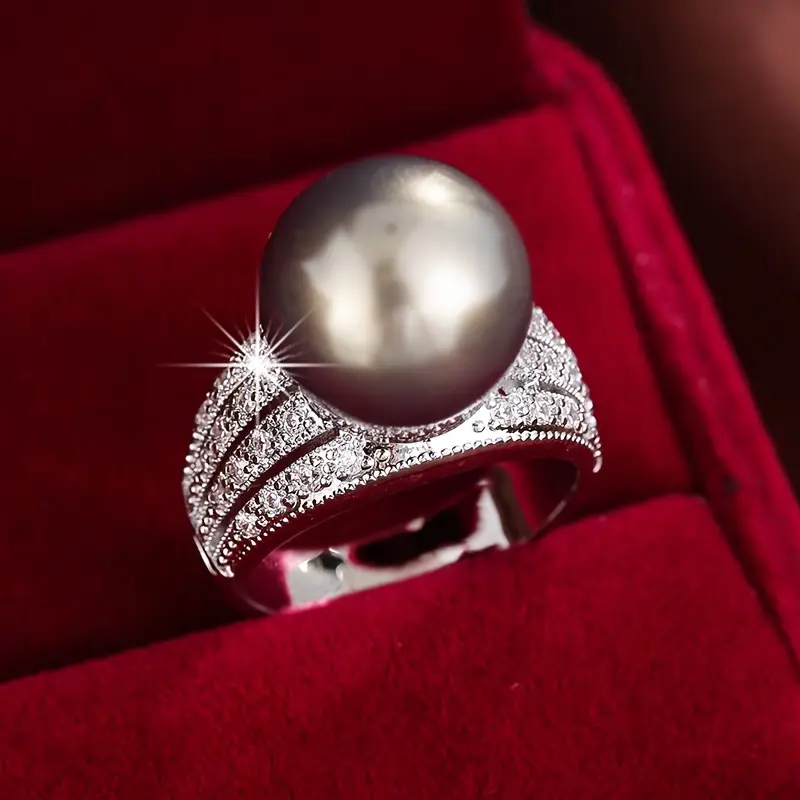 Stunning Pearl Ring for Daily Wear
