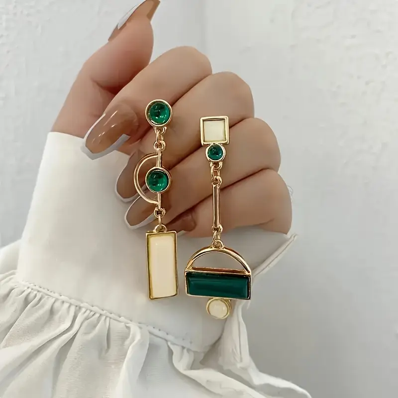 Vintage Handmade Gold Earring