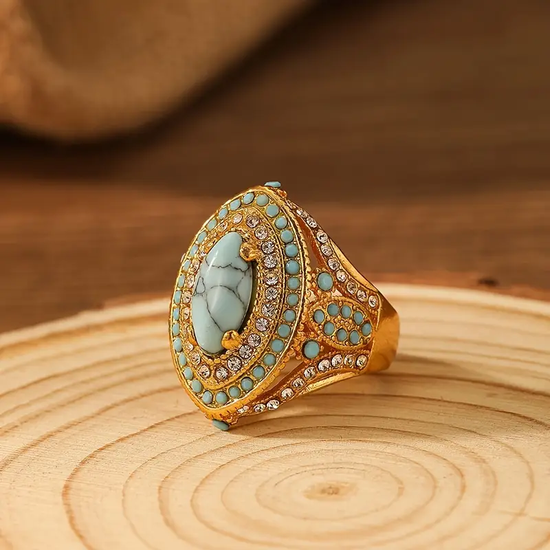 Delicate Artisan Gold Ring