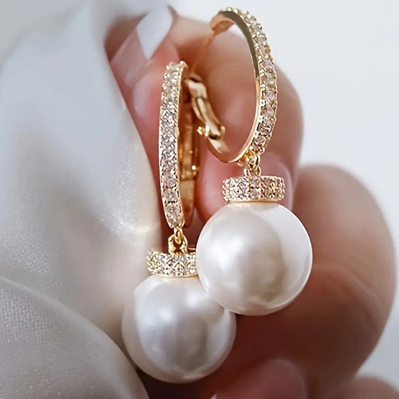 Delicate Artisan Pearl Earring