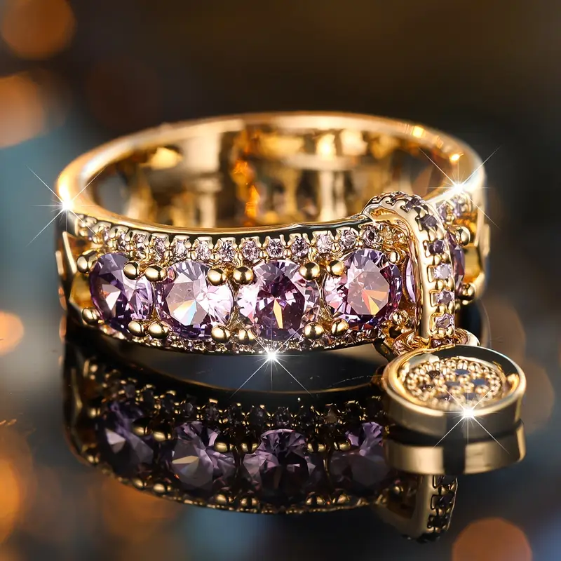 Romantic Gold Ring for Special Moments