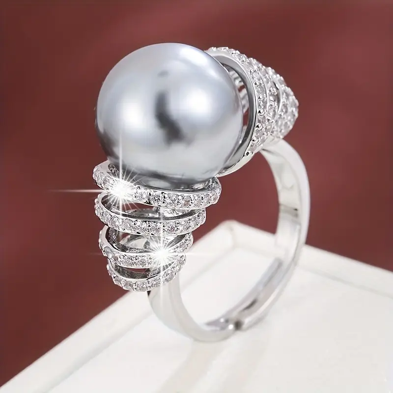 Classic Pearl Ring with Timeless Appeal