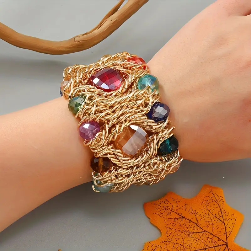 Vintage Handmade Gold Bracelet
