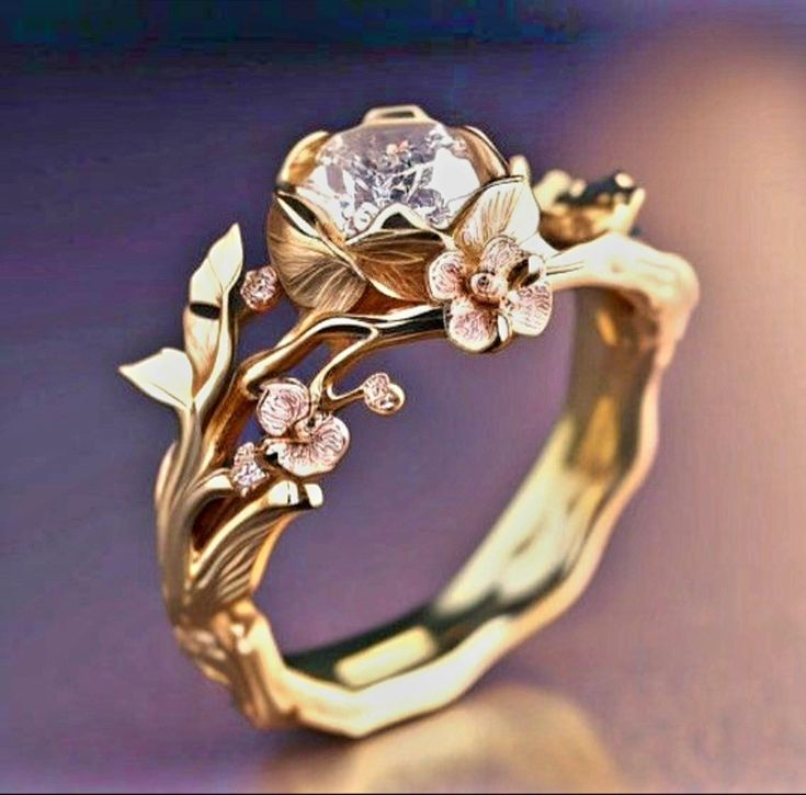 Romantic Gold Ring for Special Moments