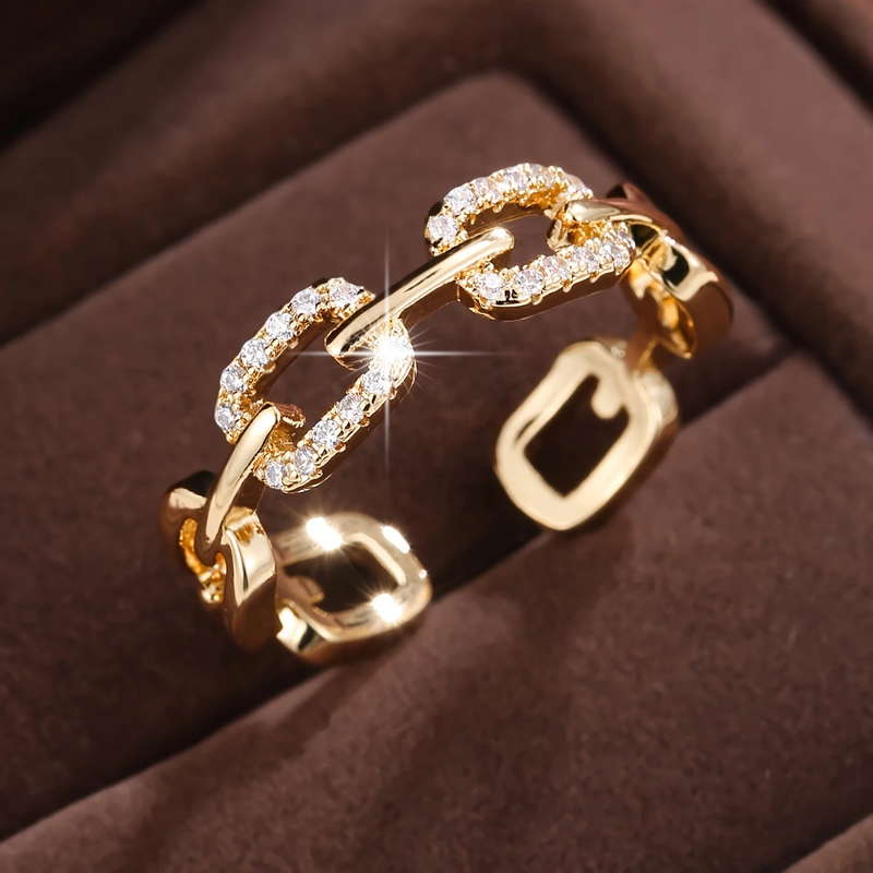 Vintage Handmade Gold Chain