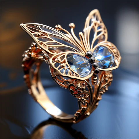 Beautiful Gold Ring with Unique Style