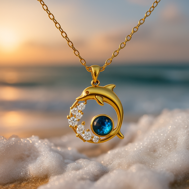 Vintage Handmade Gold Necklace