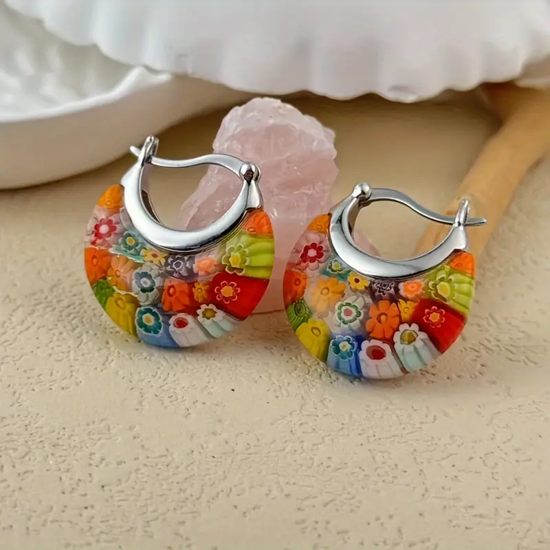 Delicate Artisan Silver Earring