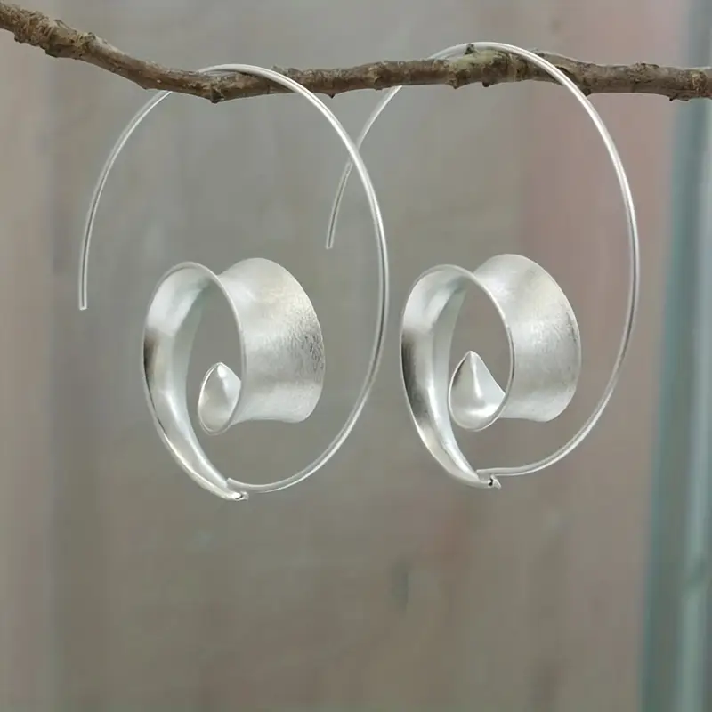 Classic Silver Earring with Timeless Appeal
