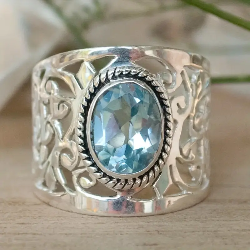 Delicate Artisan Silver Ring