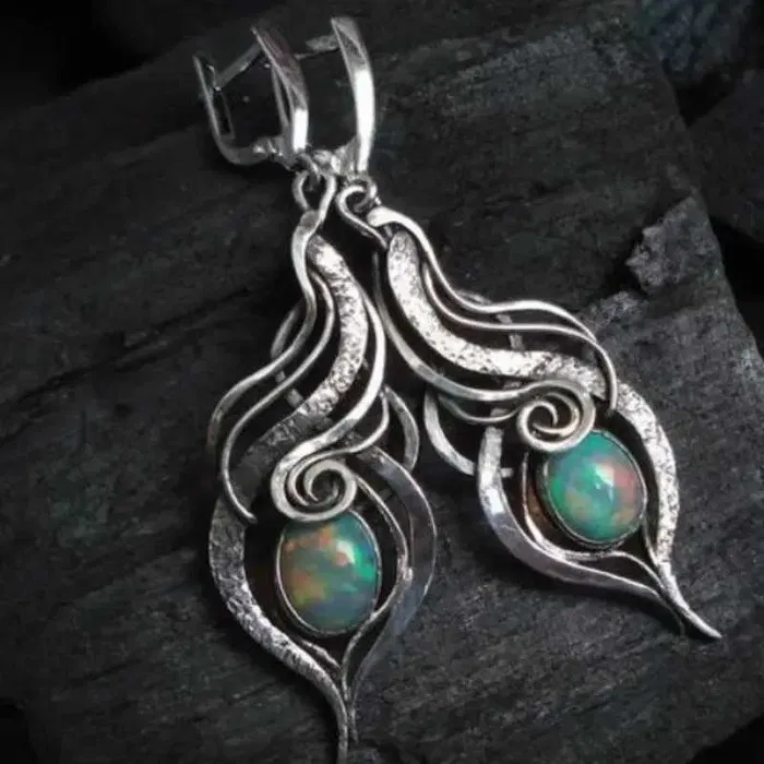 Delicate Artisan Silver Earring