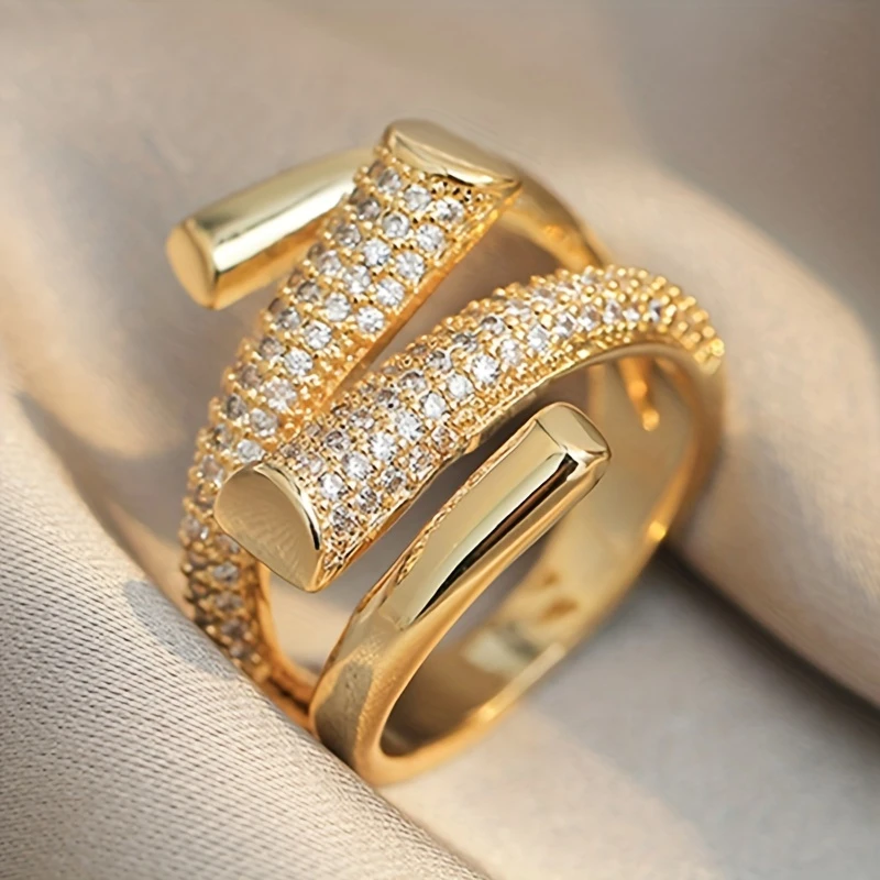 Delicate Artisan Gold Ring