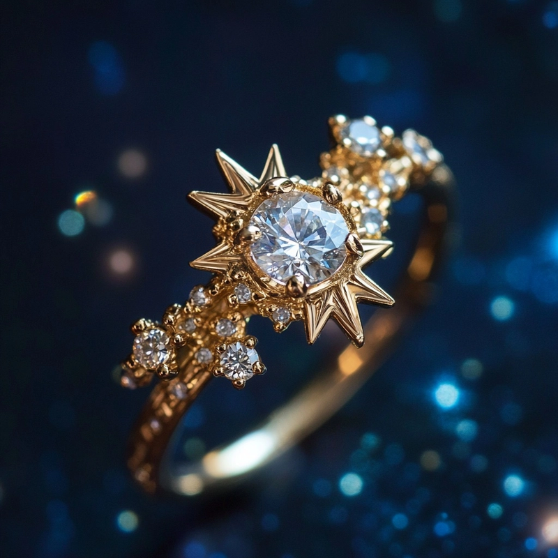 Beautiful Gold Ring with Unique Style