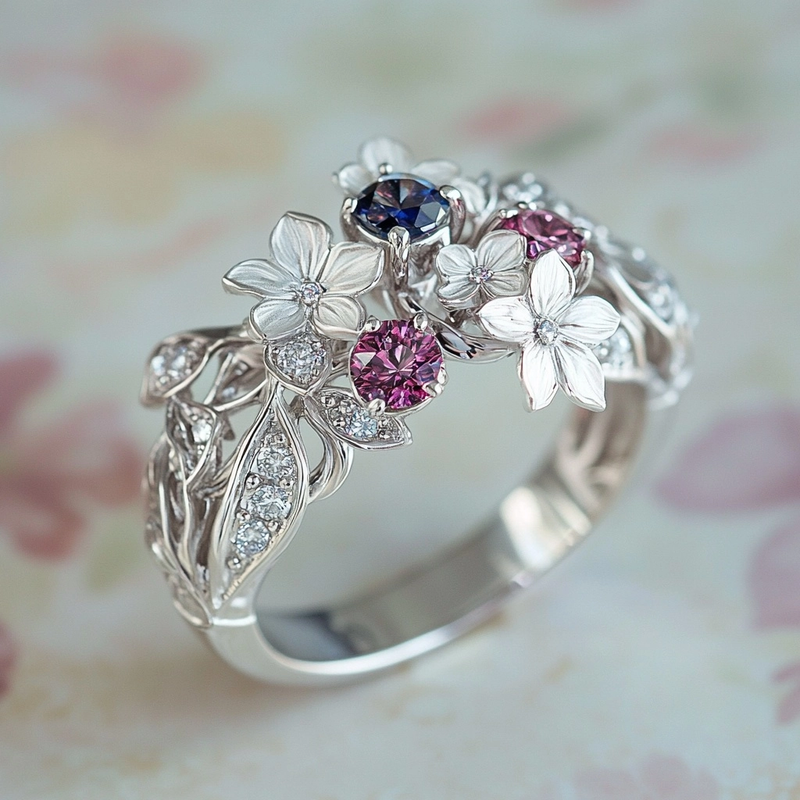 Beautiful Silver Ring with Unique Style
