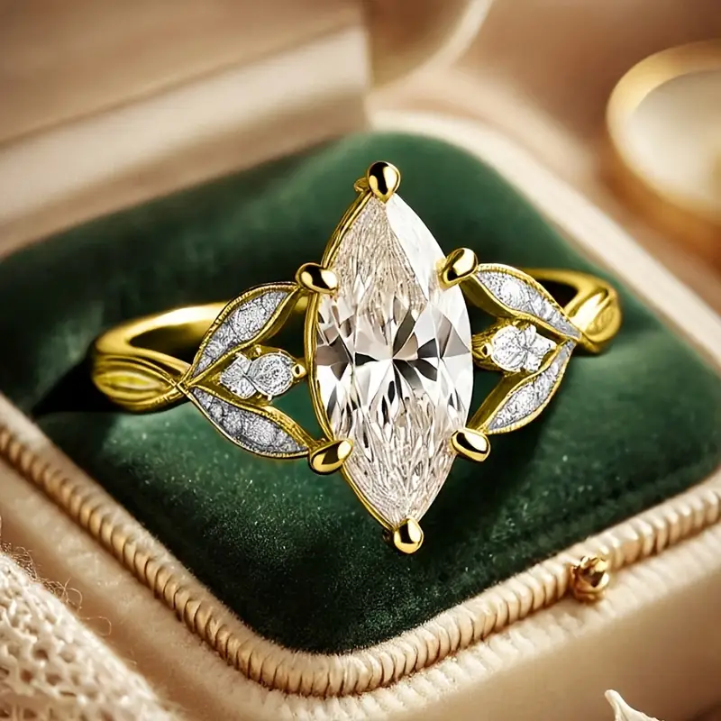 Delicate Artisan Gold Ring