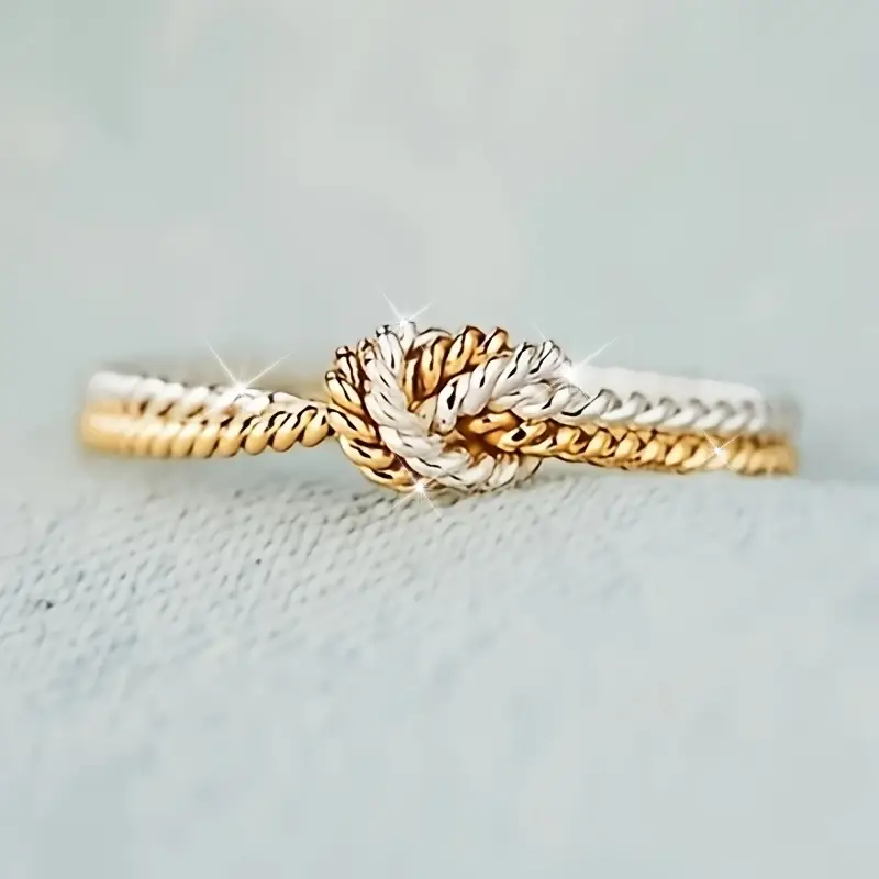 Delicate Artisan Gold Ring