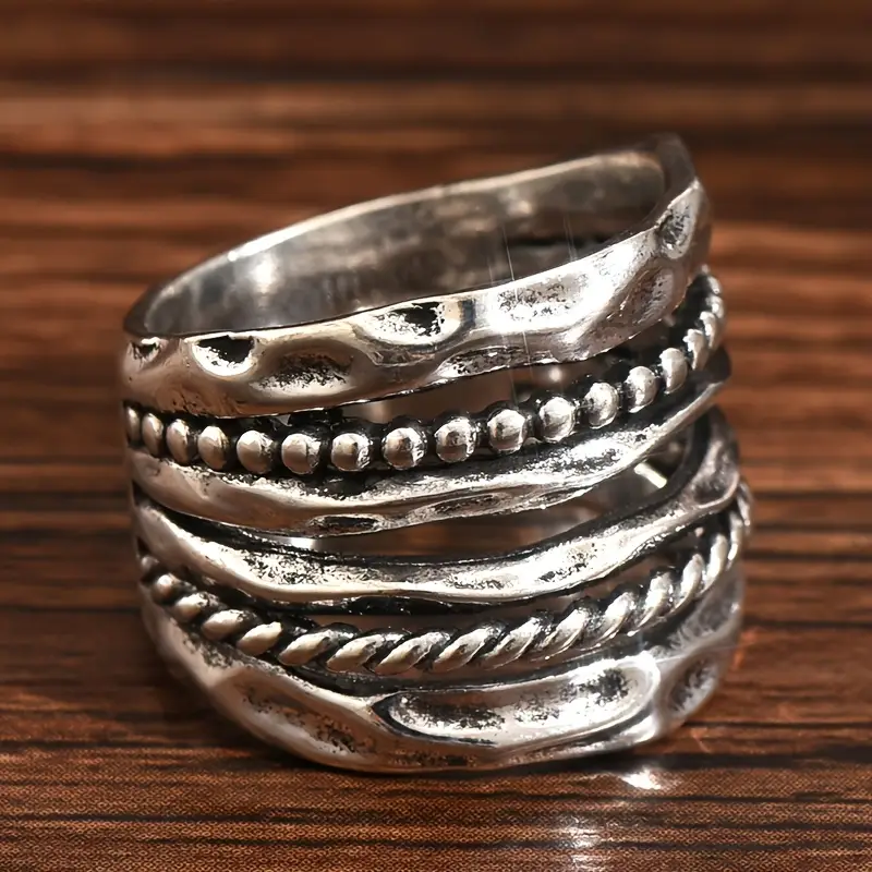 Delicate Artisan Silver Ring