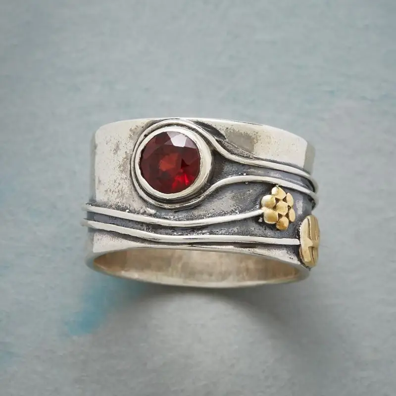 Delicate Artisan Silver Ring