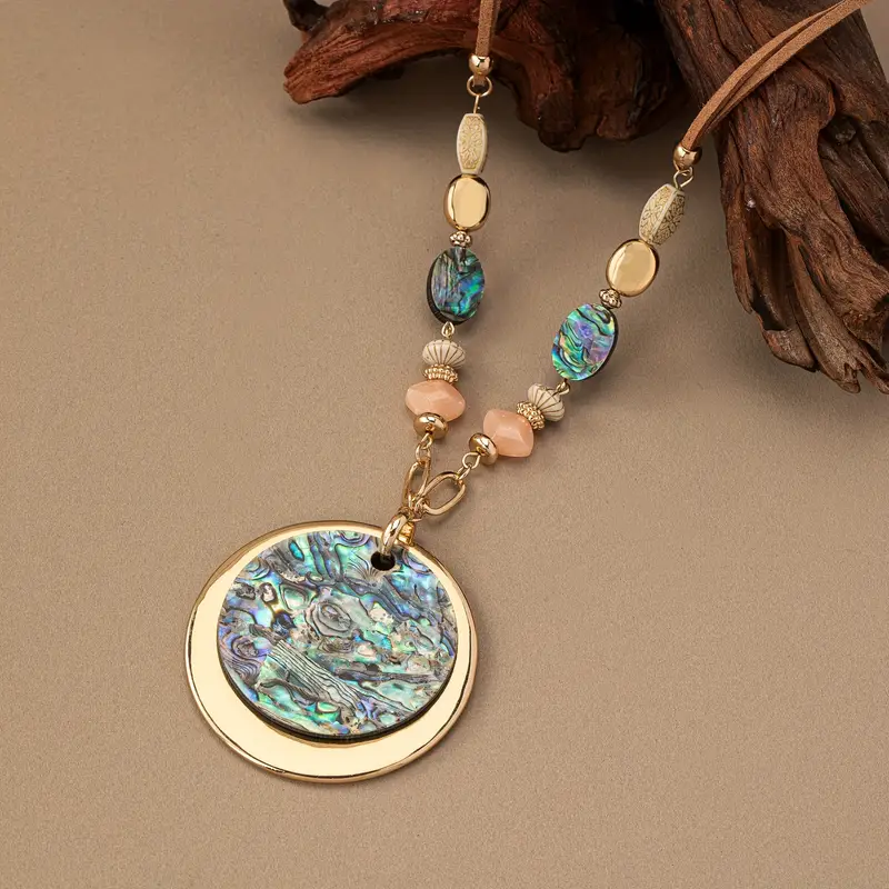Vintage Handmade Gold Necklace