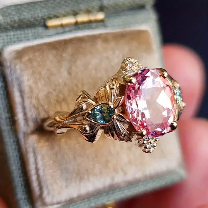 Delicate Artisan Gold Ring