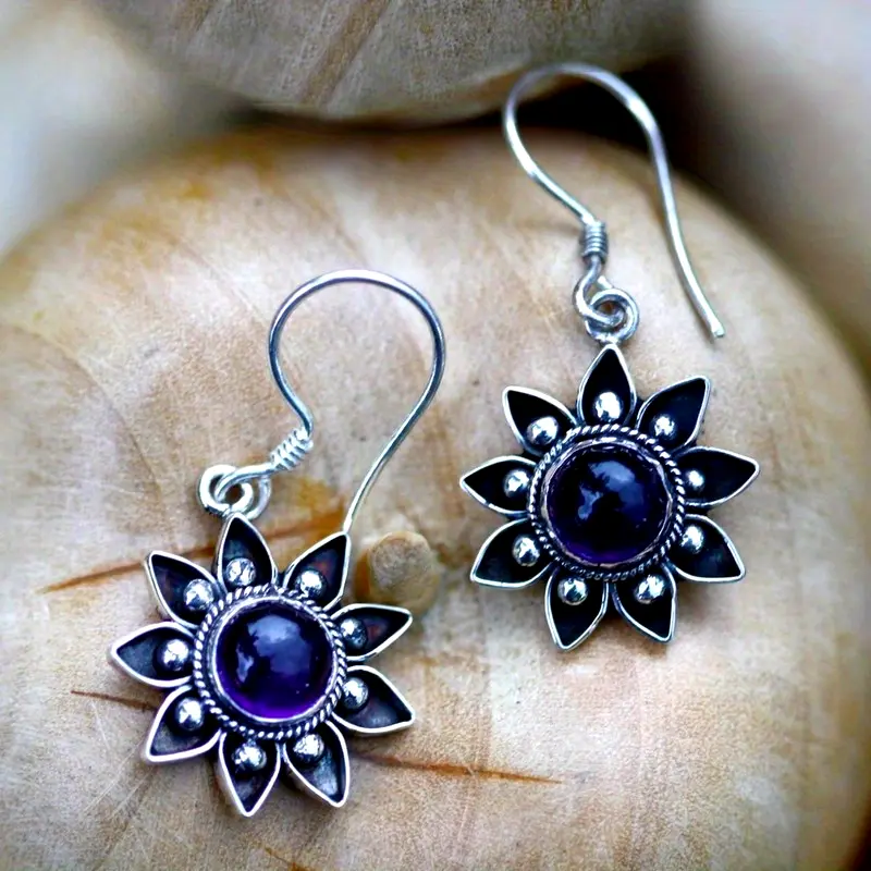 Delicate Artisan Silver Earring
