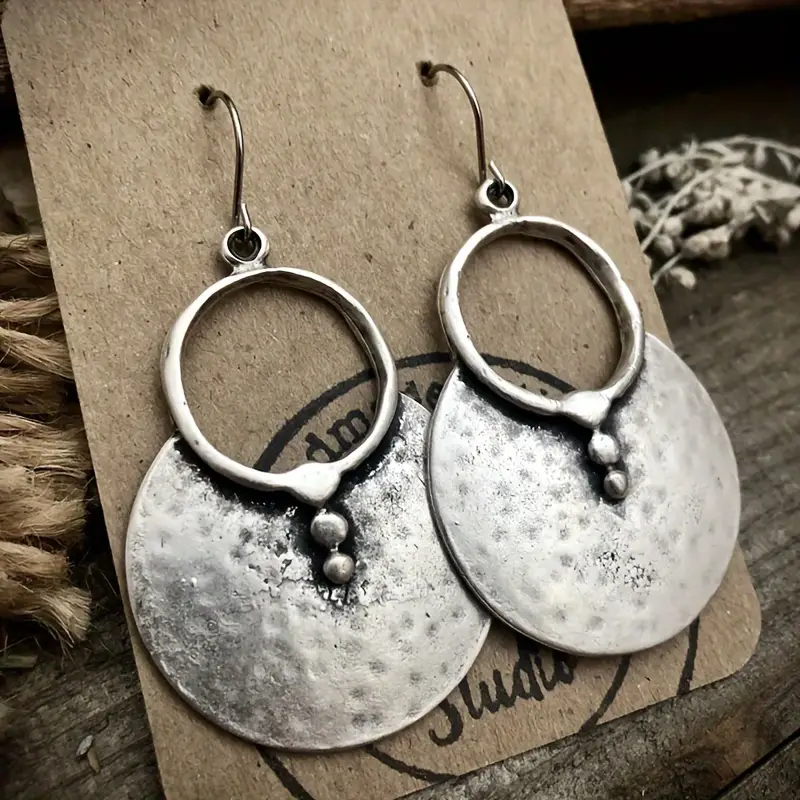 Vintage Handmade Silver Earring