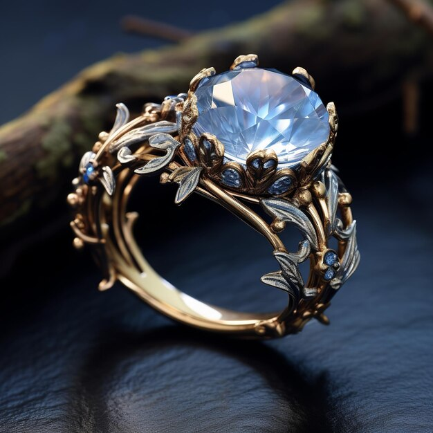 Beautiful Gold Ring with Unique Style