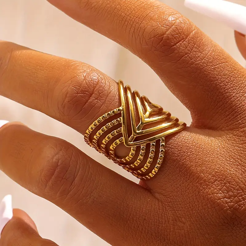 Beautiful Gold Ring with Unique Style
