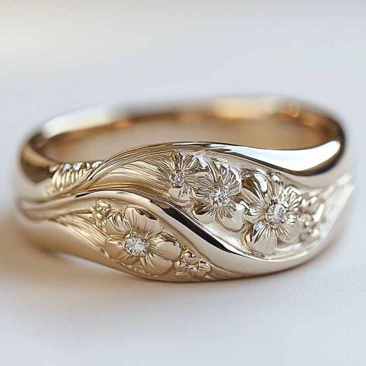 Vintage Handmade Gold Ring