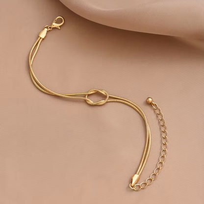 Delicate Artisan Gold Bracelet