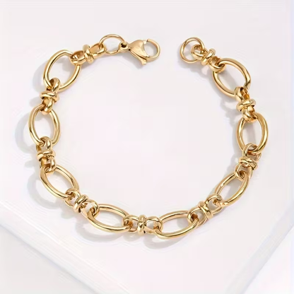 Classic Thick Stainless Steel Bracelet