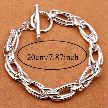 Classic Silver Bracelet with Timeless Appeal