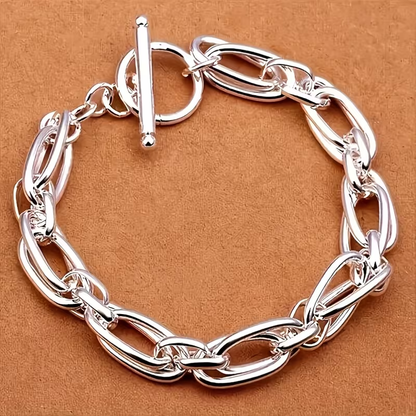 Classic Silver Bracelet with Timeless Appeal