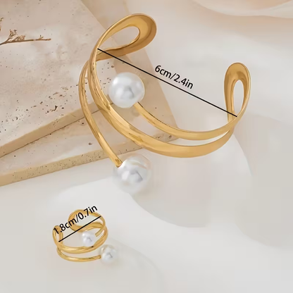 Vintage Handmade Gold Set