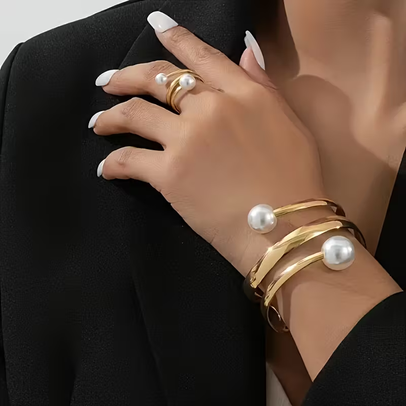 Vintage Handmade Gold Set