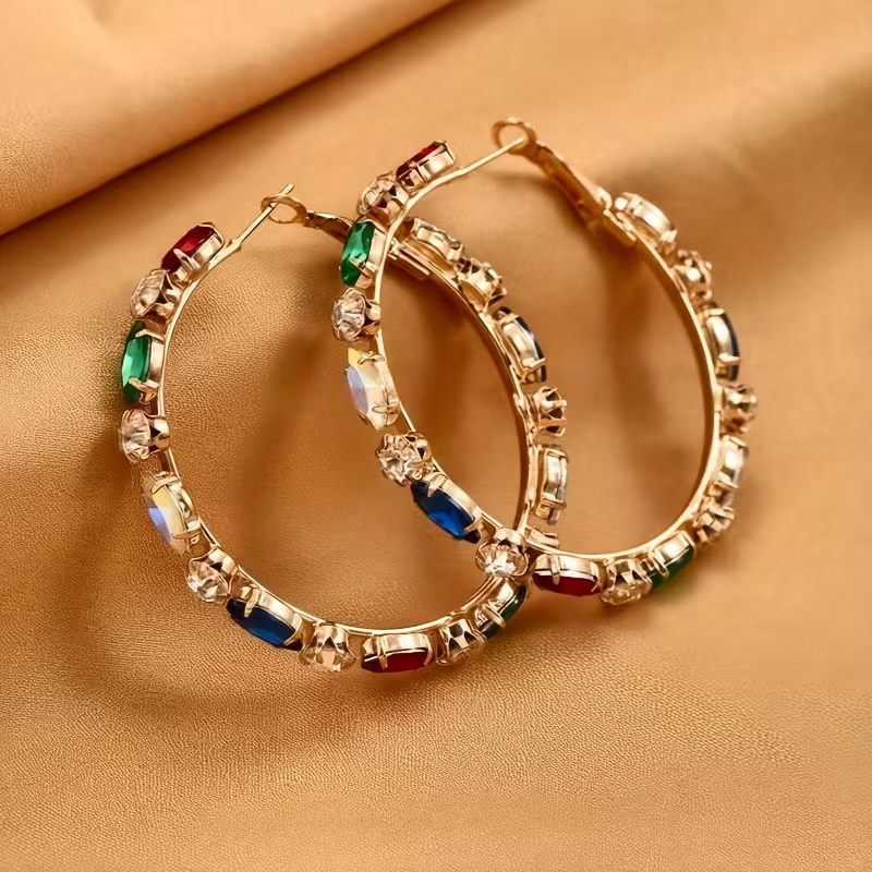 Delicate Artisan Gold Earring
