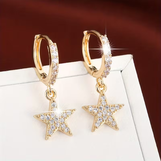 Elegant Bright Star Earrings