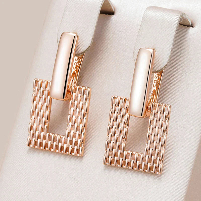 Vintage Handmade Gold Earring