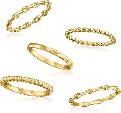 Beautiful Gold Set with Unique Style
