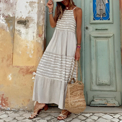 KS | Lavigne - Beige maxi dress