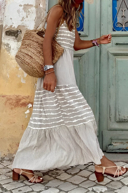 KS | Lavigne - Beige maxi dress