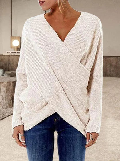JO | Sexy sweater with crossed front