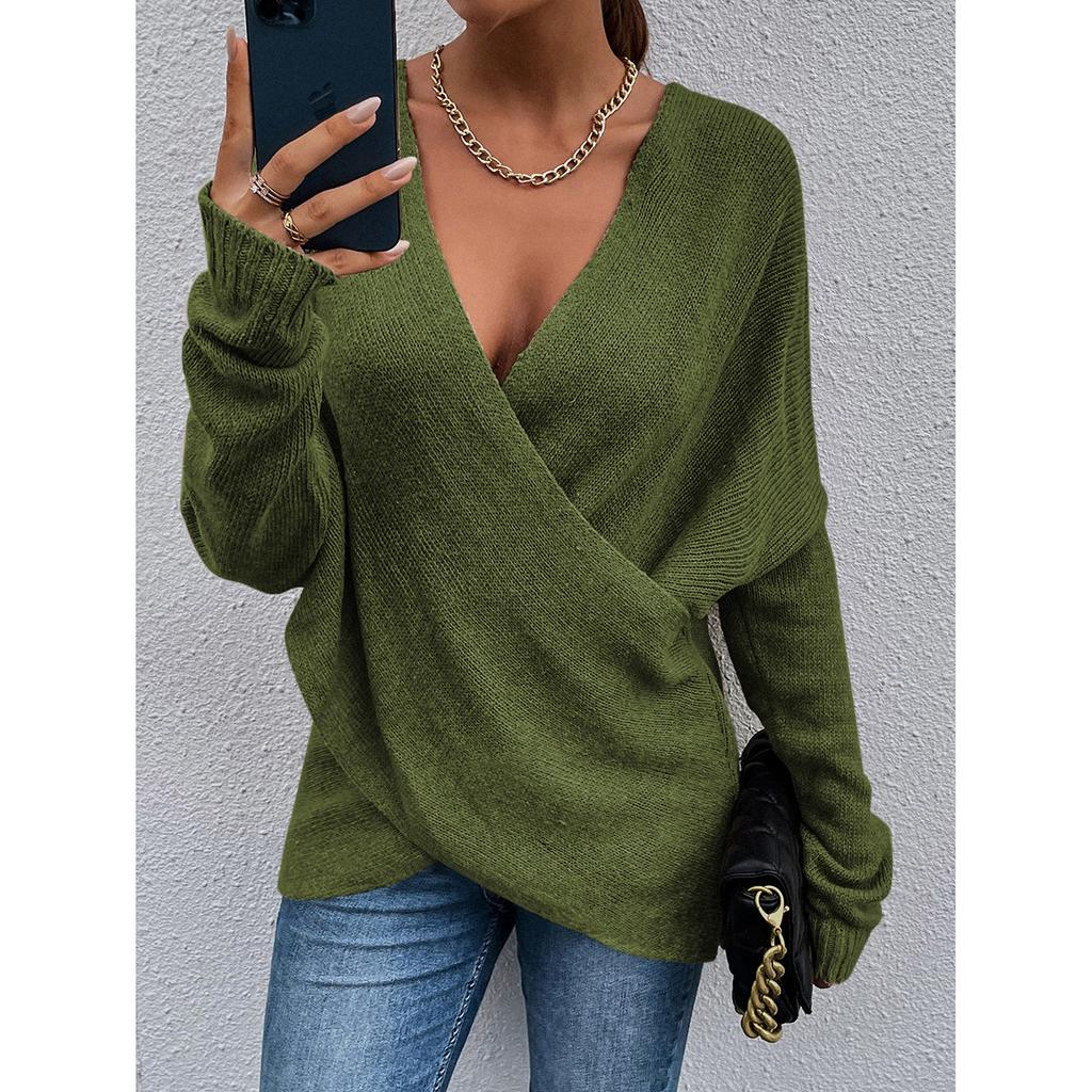 JO | Sexy sweater with crossed front