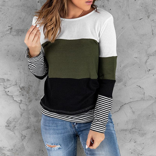 JO | Elegant striped green sweater