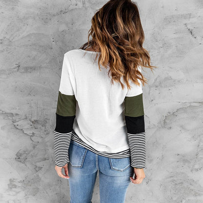 JO | Elegant striped green sweater