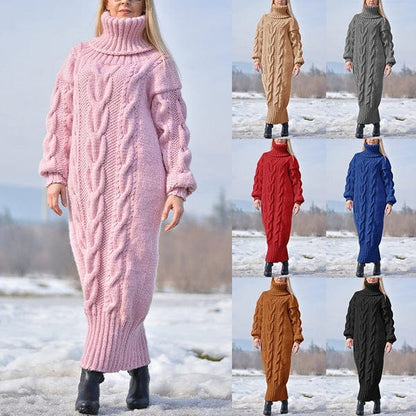 JO | Loose, twisted knit turtleneck sweater 2024
