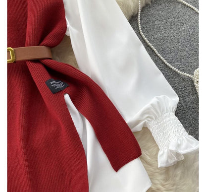 JO | Sleeveless sweater top set