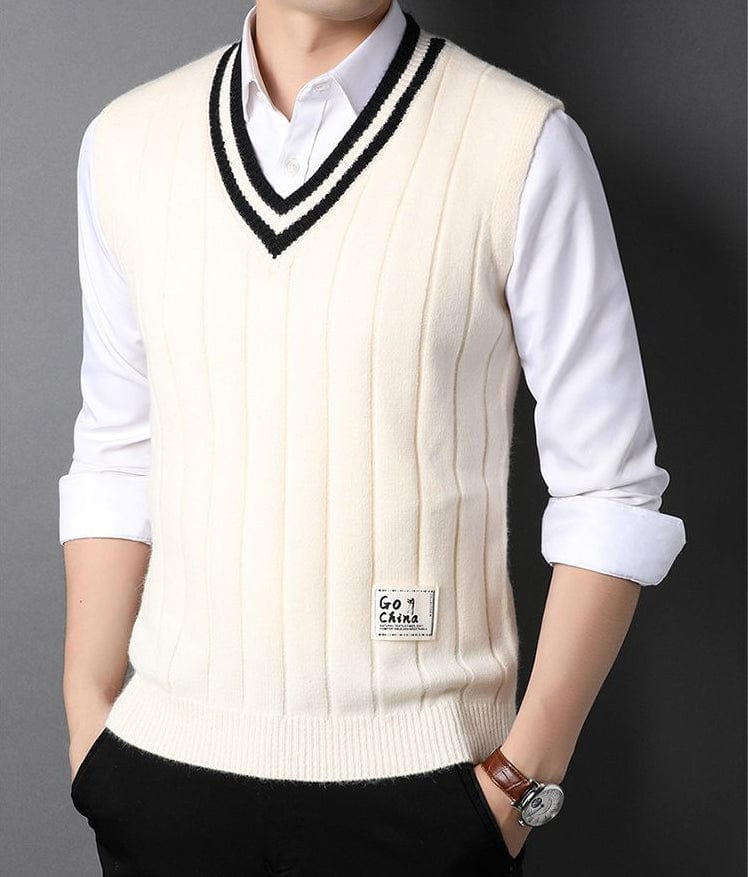JO | Men's Knitted Striped Sweater
